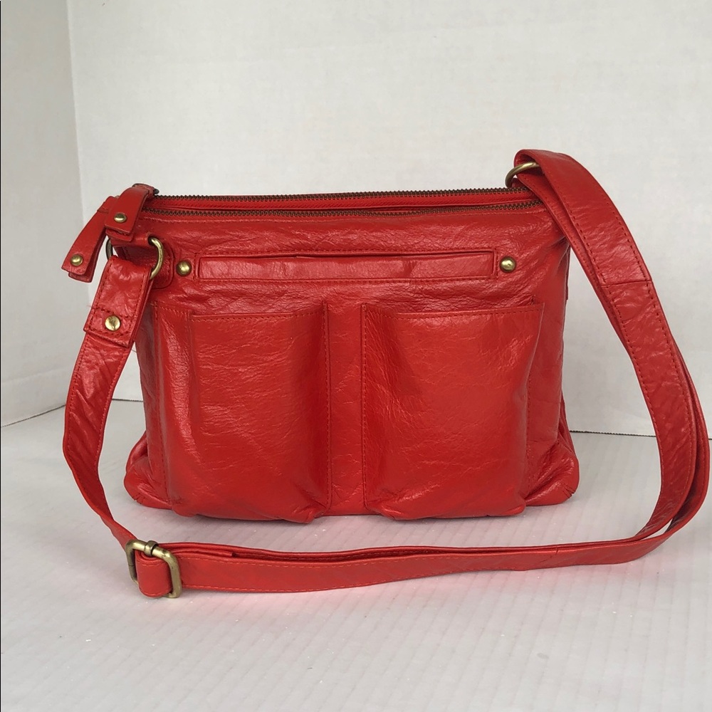 Latico Red Leather Shoulder Crossbody Bag
Butter soft